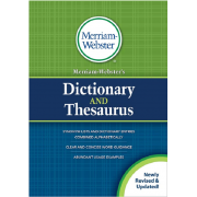 Merriam-Webster's Dictionary and Thesaurus - Mass Market